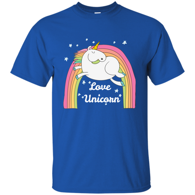 Rainbow Chubby Love Unicorn T-shirt