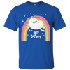 Rainbow Chubby Unicorn t-shirt