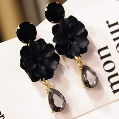 Black Crystal Flower Earring - Well Pick Review