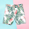 Tropical Leaf Family Matching Swimwear