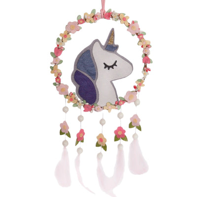 Floral Unicorn Dreamcatcher