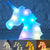 Colorful Light Unicorn Head LED Lamp