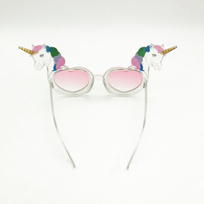 Funny Unicorn Heart Glasses