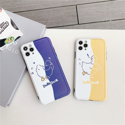 Funny Duck Colorful iPhone Case