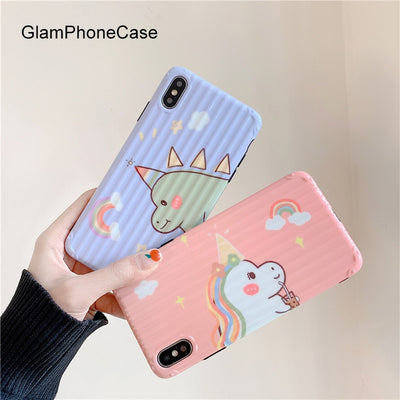 Unicorn Dinosaur iPhone Case