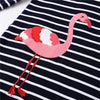 Flamingo Baby Hood Dress