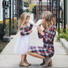 Matching Mom & Daughter Plaid Dress