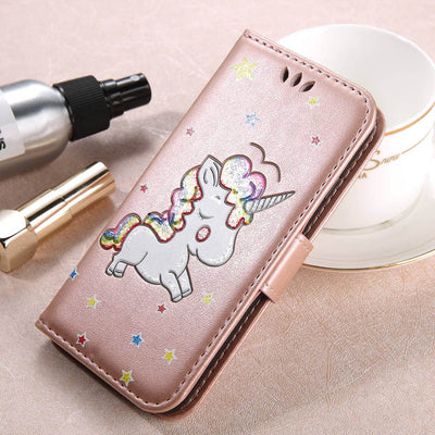 Unicorn Wallet Leather Case