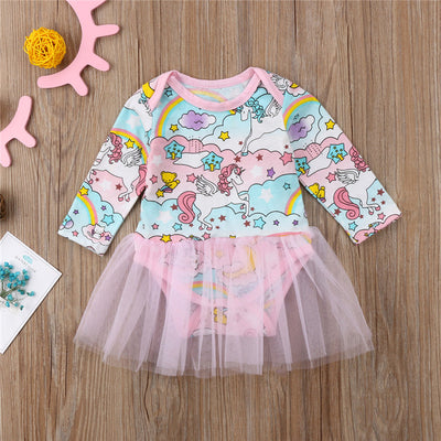 Unicorn Baby Girl Dress