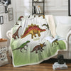 Dinosaur Family Blanket