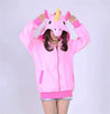 Majestic Rainbow Unicorn Fleece Jacket