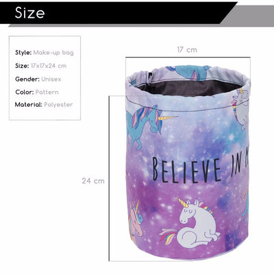 Unicorn Galaxy Cosmetic Organizer Bags