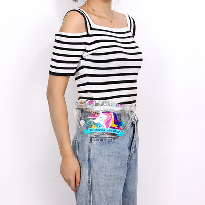 Unicorn Transparent Waterproof Waist Bag