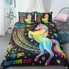 Unicorn Sparkling Stars Bedding Set