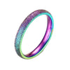 Glitter Rainbow Ring