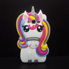 Rainbow 3D Unicorn Silicon Phone Case