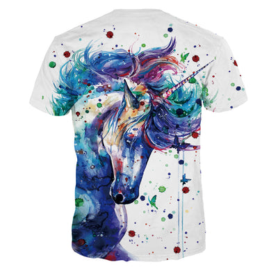 Unicorn 3D Printed T-Shirt