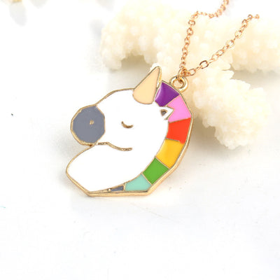 New Rainbow Unicorn Necklaces 