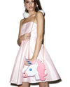 Pink/Light Blue Unicorn Mini Chain Bag