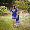 Geometric Mother and Daughter Dress