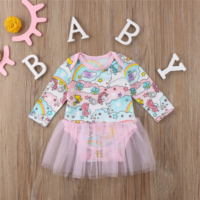 Unicorn Baby Girl Dress