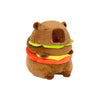 Hamburger Capybara Plush Toy