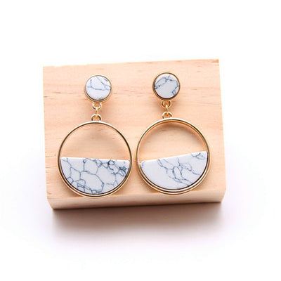 Circular Marble Earrings - Well Pick Review