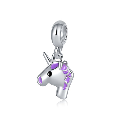 Purple Unicorn Charm