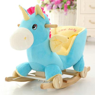 2 in 1 Music Unicorn Wooden Wheel Kids Carrier - Well Pick Review