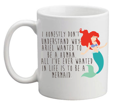 "I Want To Be A Mermaid" Mug - Well Pick Review