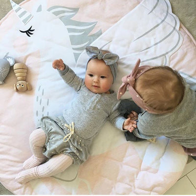 Cotton Unicorn Comfy Round Playing Mat - Well Pick Review