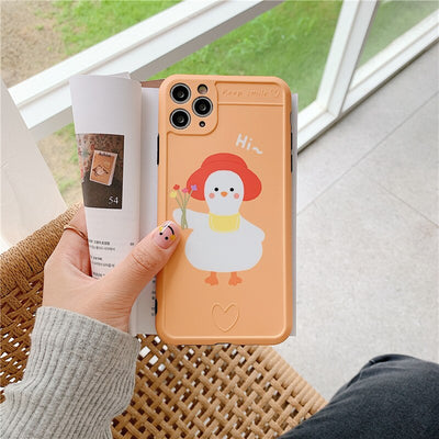 Greeting Duck iPhone Case