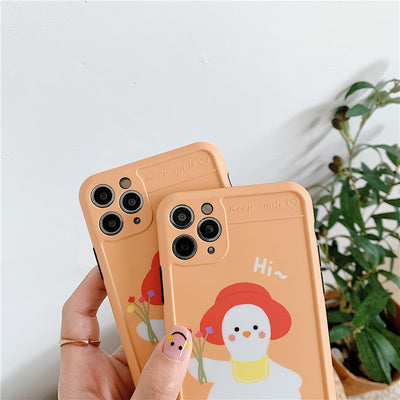 Greeting Duck iPhone Case