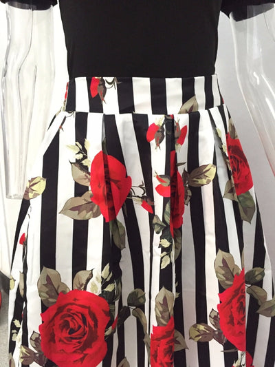 Long Pattern Floral Maxi Dress