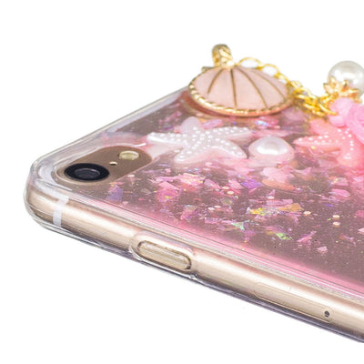 Glitter Starfish Shell iPhone Case