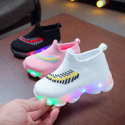 LED Feather Baby Sneakers