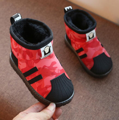 Warm Camouflage Baby Boots