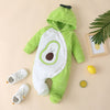 Avocado Baby Hooded Romper