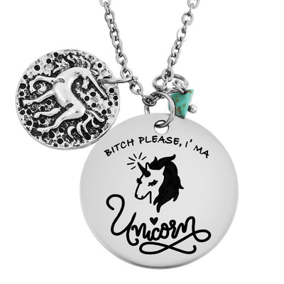 "Bitch Please, I'm A Unicorn" Pendant Necklace - Well Pick Review