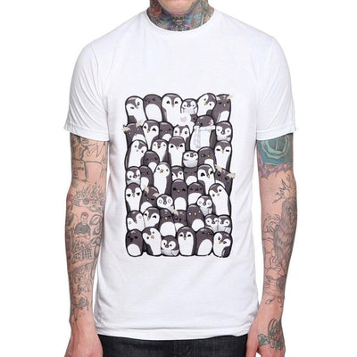 Penguin Pattern T-Shirt