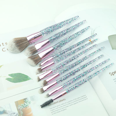 Glitter Mermaid Brush Set