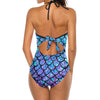 Mermaid Scales V-neck Swimsuit