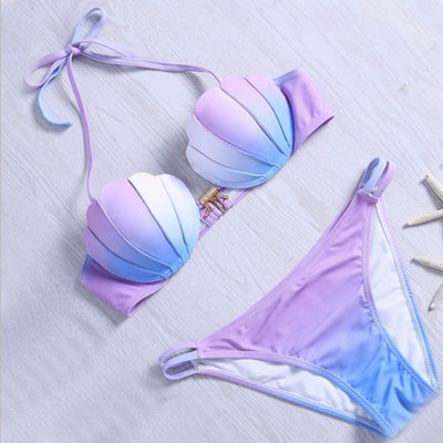 Sexy Mermaid Shell Bikini Swimwear