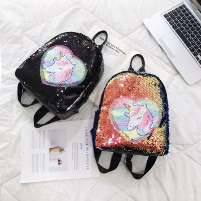 Sequin Unicorn Mini Backpack