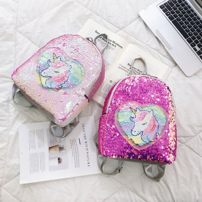 Sequin Unicorn Mini Backpack