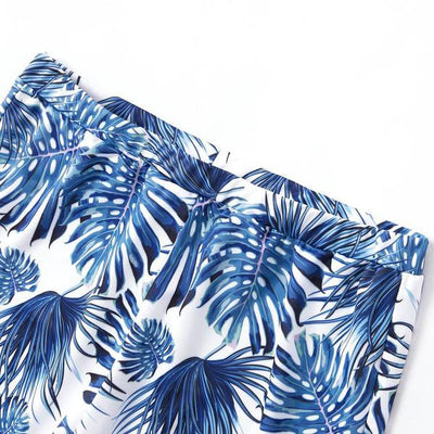 Blue Leaf Family Matching Swimsuit - Well Pick Review