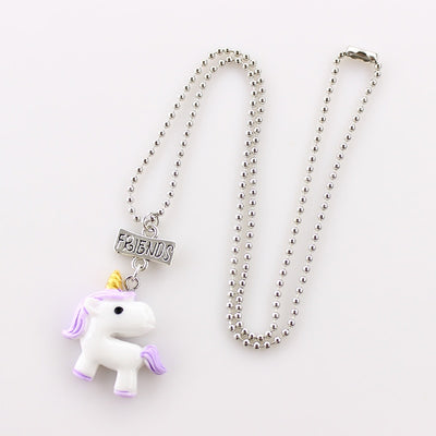 3Pcs/Set BFF Unicorn Necklaces