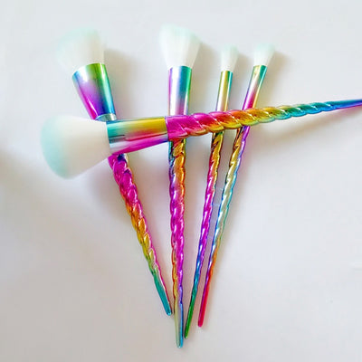 Rainbow Makeup Brushes Set