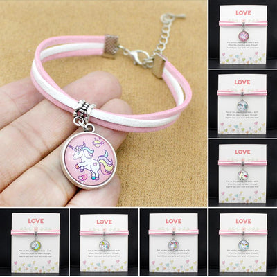 Unicorn Lucky Pink Bracelet