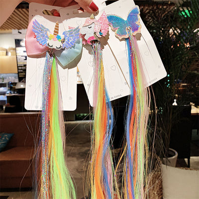 Unicorn Colorful Wigs Hairpin